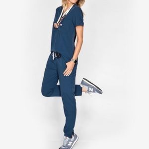 FIGS DARK HARBOR YOLA SCRUB PANTS